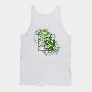 Geometric Frogs Tank Top